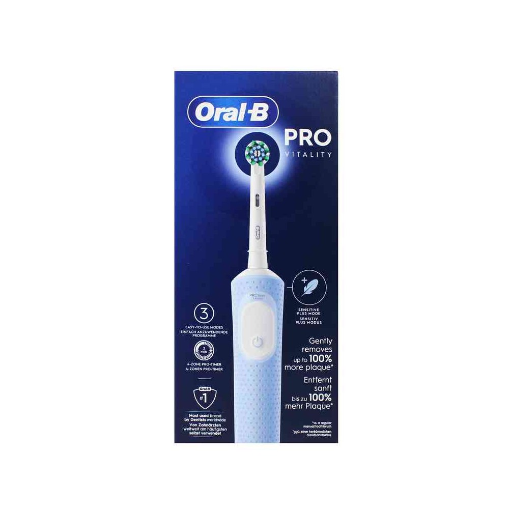 SPAZZOLINO ELETTRICO VITALITY PRO BIANCO/BLU