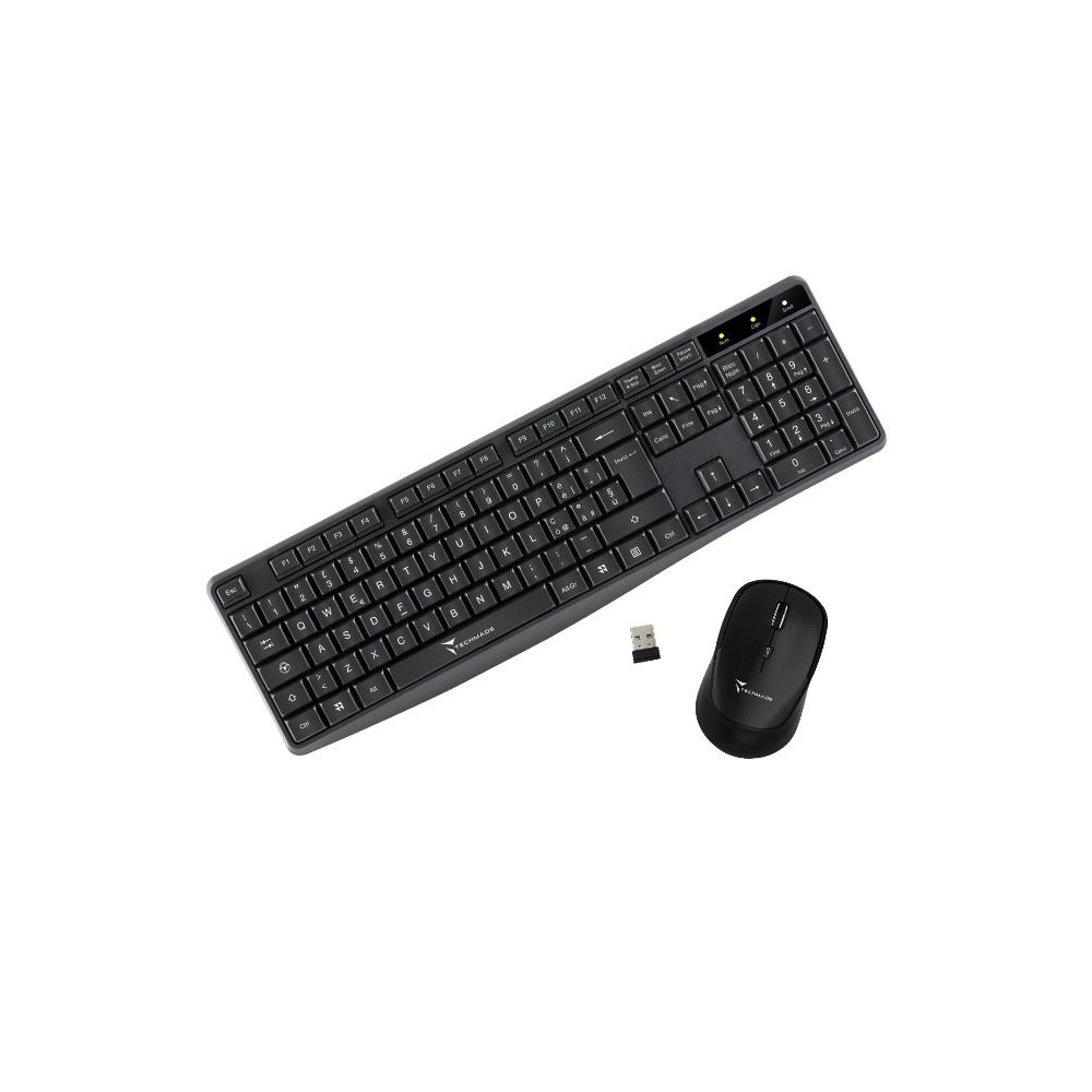 KIT TASTIERA + MOUSE WIRELESS TM-KM001 NERA