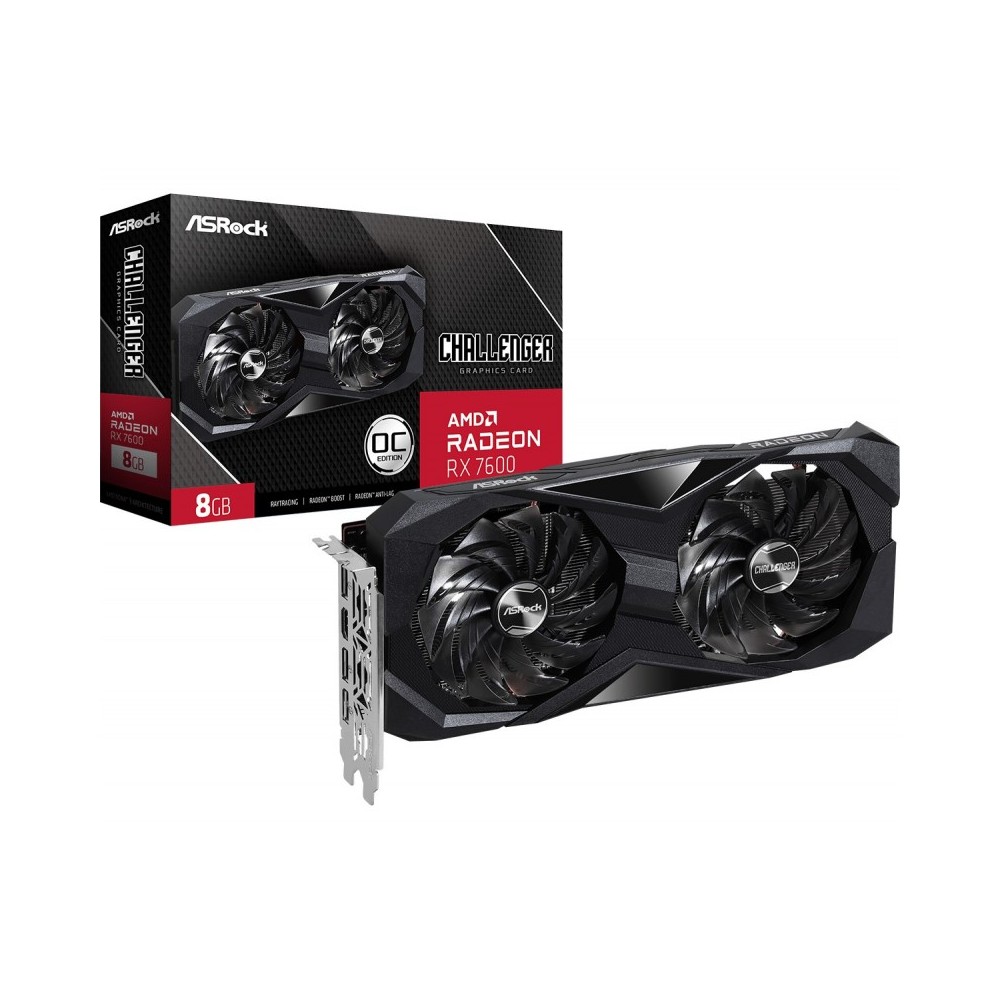 SCHEDA VIDEO RADEON RX7600 CHALLENGER OC 8GB (90-GA41ZZ-00UANF)