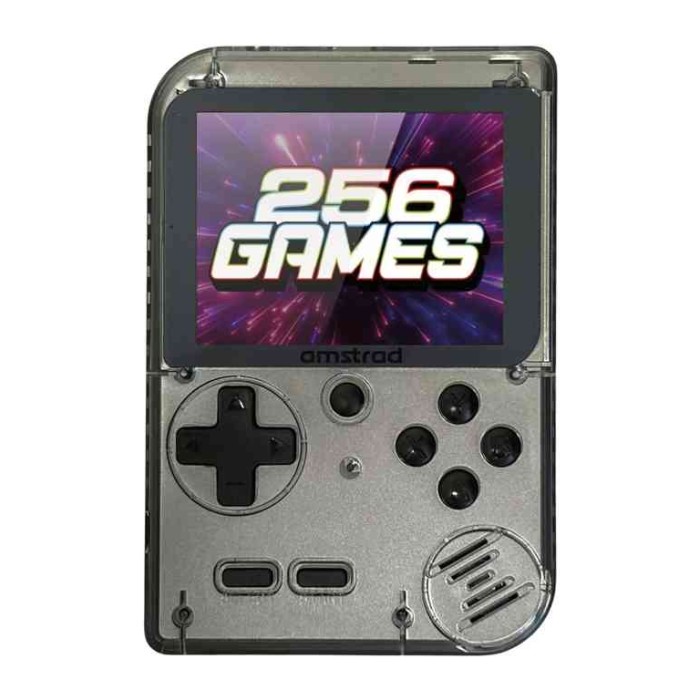 CONSOLE DI GIOCO PORTATILE ARGENTO (GC 256W)