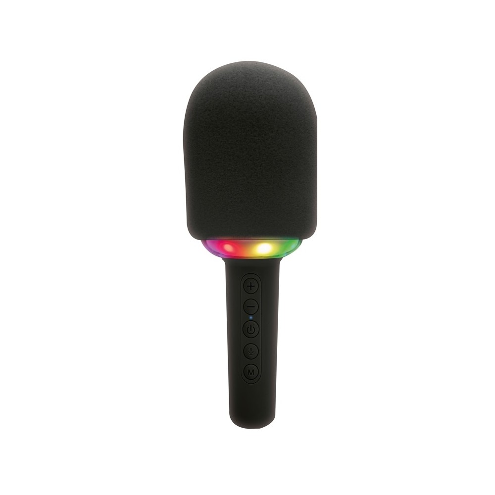 MICROFONO KARAOKE CON EFFETTI LUCE SNG N - NERO