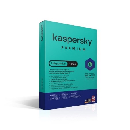 SOFTWARE ANTIVIRUS PREMIUM 1 ANNO 1 DISPOSITIV0 SLIMBOX (KL1047T5AFS-SSB)