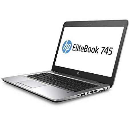 NOTEBOOK ELITEBOOK 745 G3 14" AMD A10-8700B 8GB 256GB SSD WINDOWS COA - RICONDIZIONATO - GAR. 6 MESI