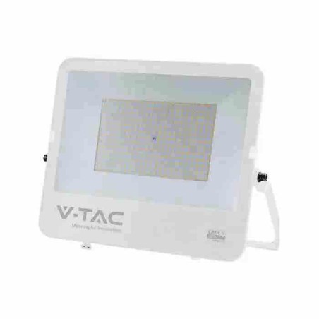 LAMPADA LED FARO 200W PROIETTORE SMD 135LM/W CORPO BIANCO 6500K VT-44201 (242136)