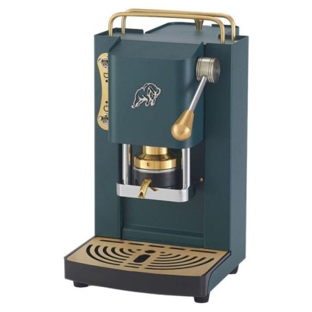 MACCHINA DA CAFFE' A CIALDE PRO 3.0 ESSENTIAL BRITISH GREEN BRASS VERDE/OTTONE