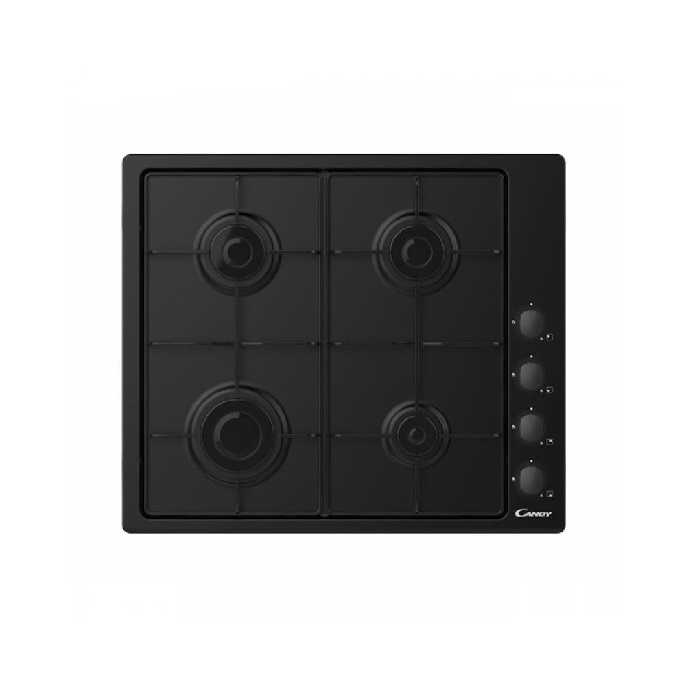 PIANO COTTURA A GAS CON COMANDI LATERALI 60CM - 4 FUOCHI - NERO (CHW6LBB)