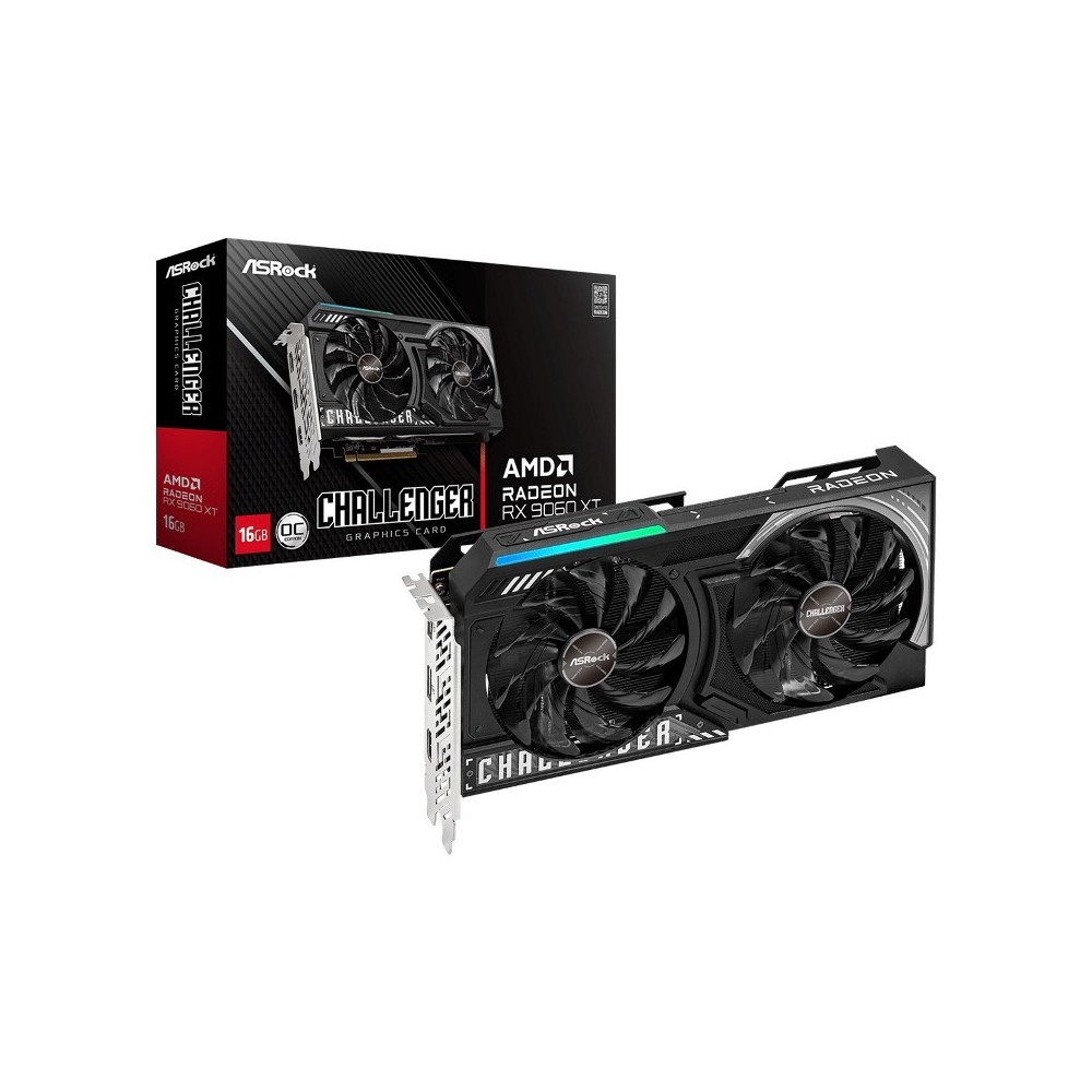 SCHEDA VIDEO RADEON RX9060 XT CHALLENGER OC 16 GB (X1OM90-GA5QZZ-00UANF)