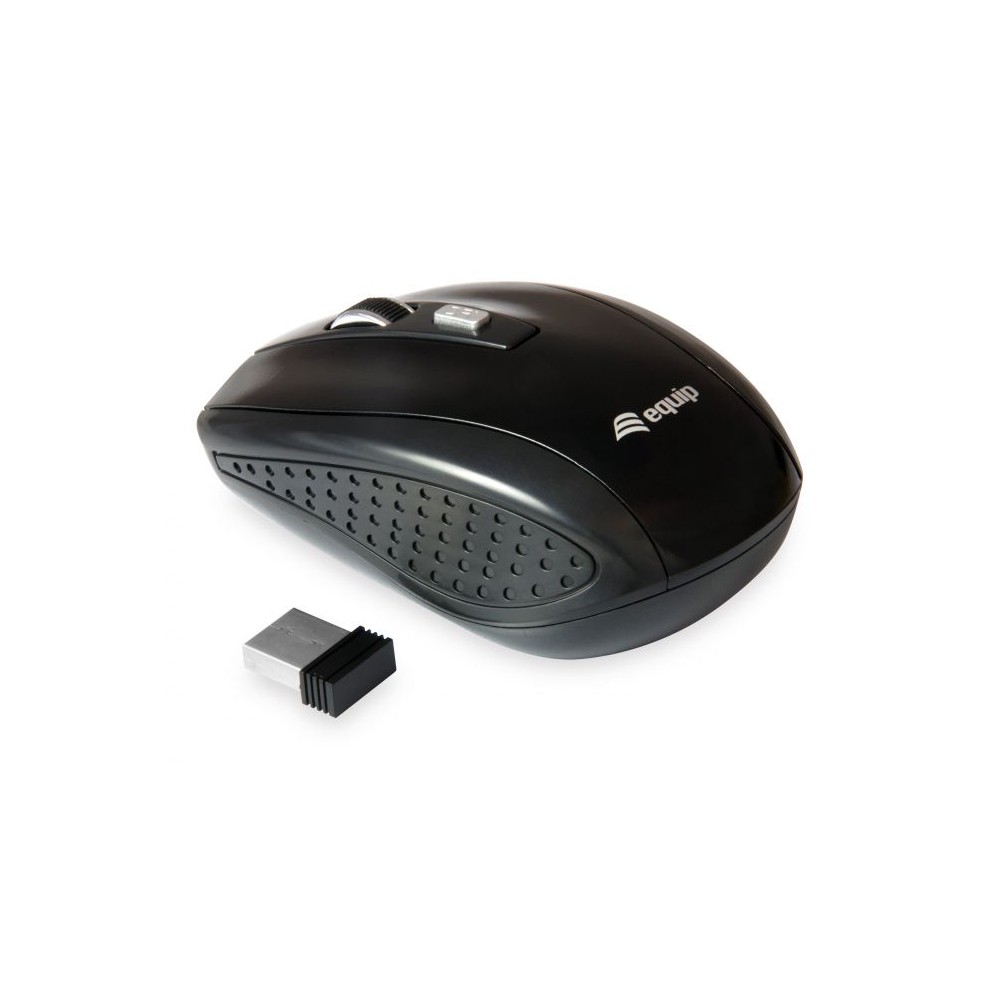 MOUSE NERO WIRELESS 4 PULSANTI (245104)