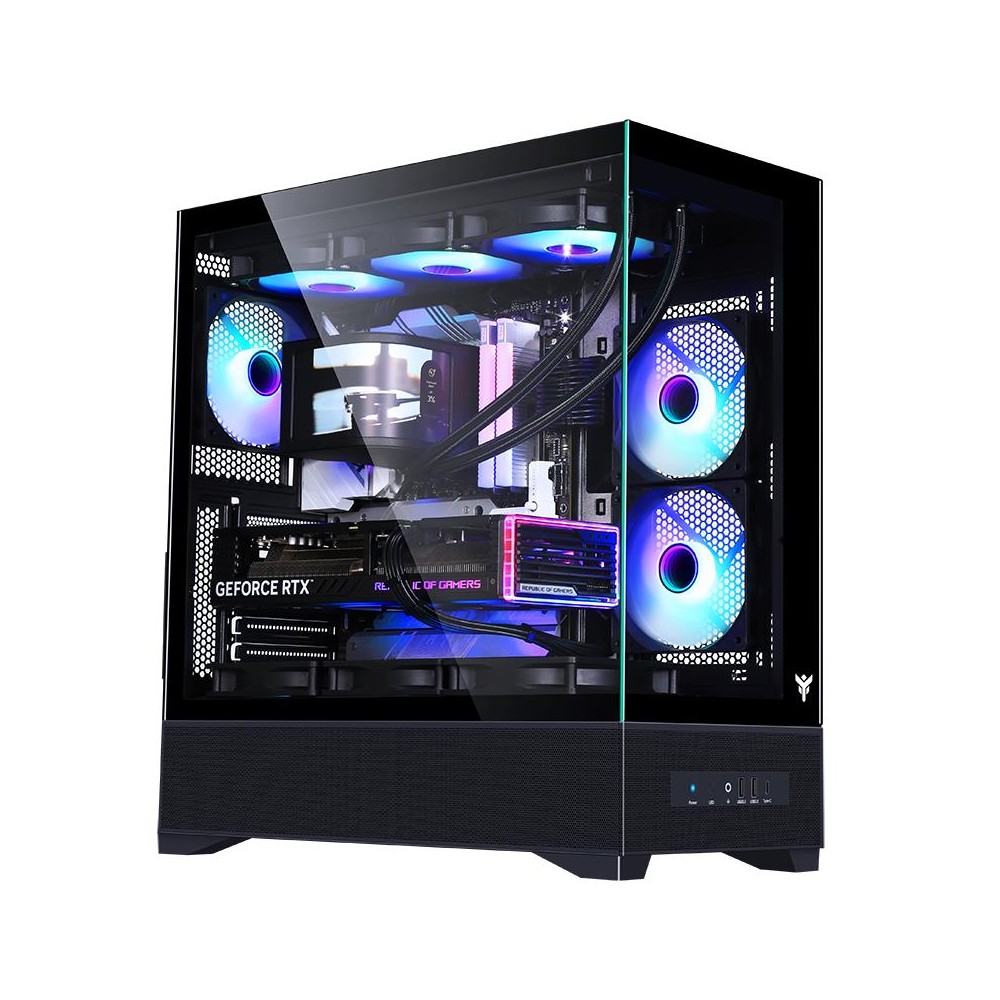 CASE GAMING TOWER SHOWBUI 37B - NO ALIMENTATORE - ARGB FAN - NERO (ITGCASB37B)