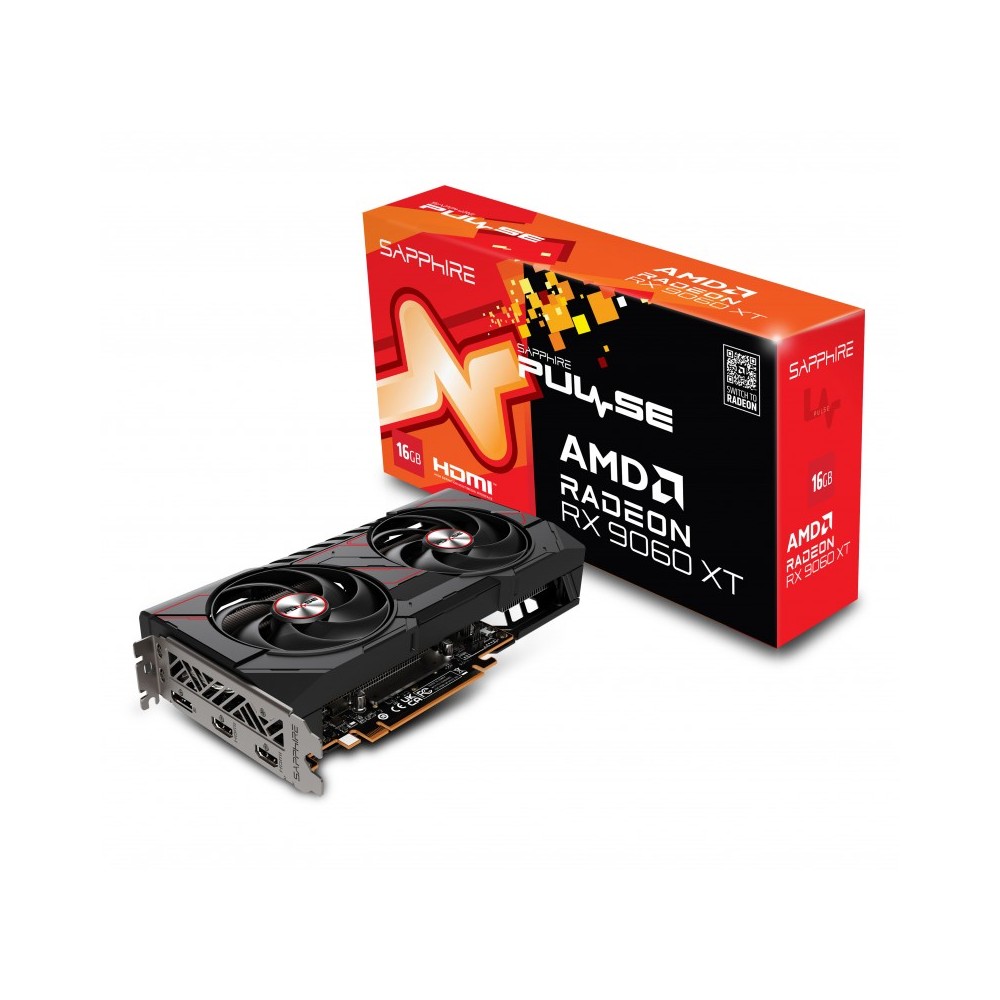SCHEDA VIDEO RADEON RX9060 XT AMD PULSE OC DDR6 16GB (11350-03-20G)