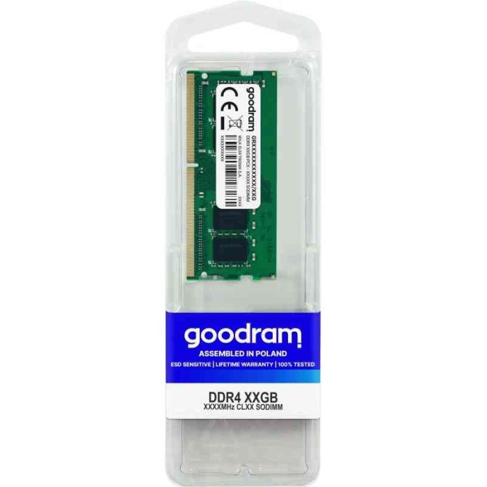 MEMORIA SO-DDR4 16 GB PC3200 (1X16) GR3200S464L22/16G