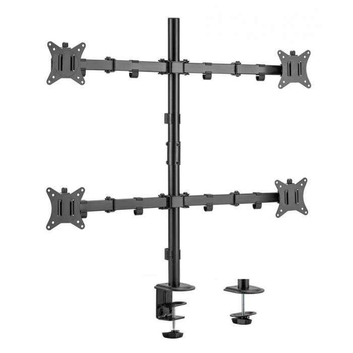 SUPPORTO DA TAVOLO PER 4 MONITOR DA 17" A 32" (650159)