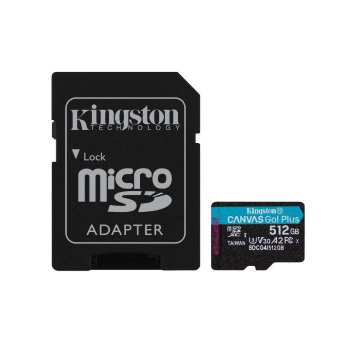 TRANS FLASH 512 GB CANVAS GO PLUS (SDCG4/512GB) CLASS 10