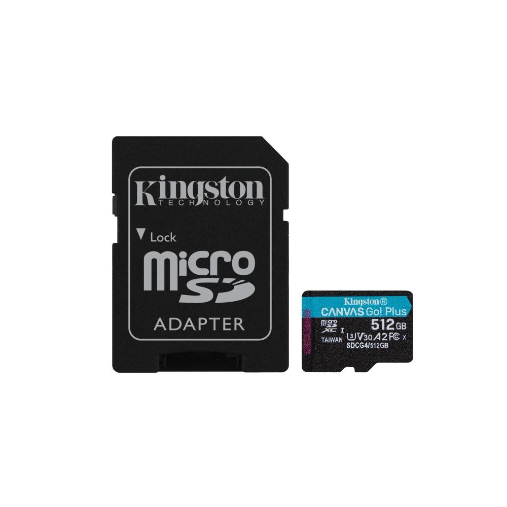 TRANS FLASH 512 GB CANVAS GO PLUS (SDCG4/512GB) CLASS 10