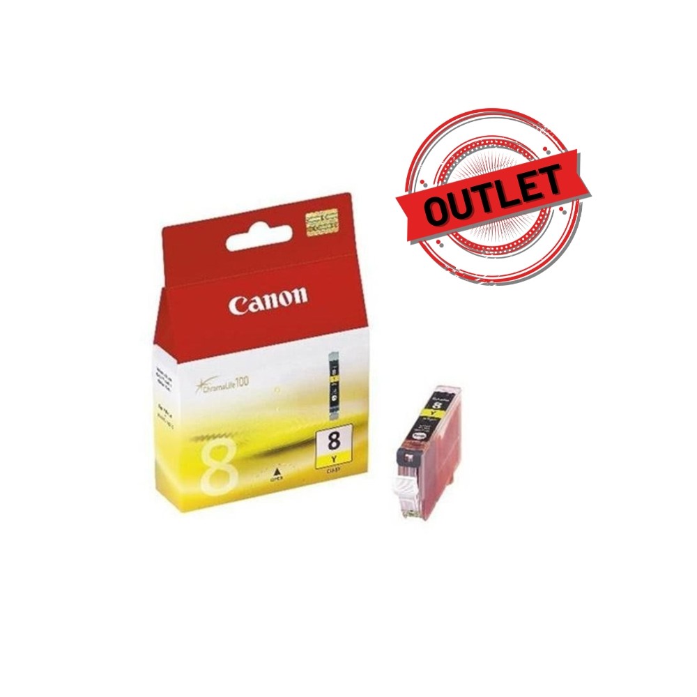 (OUTLET) CARTUCCIA ORIGINALE CLI-8Y GIALLA