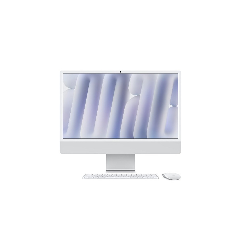 PC IMAC 24" 2024 ALL IN ONE M4 10-CORE 16GB 256GB SSD MAC OS SILVER (G1EH1LL/A) VETRO NANO-TEXTURE
