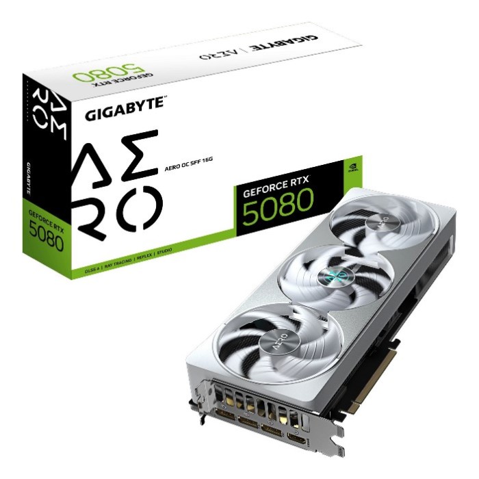 SCHEDA VIDEO GEFORCE RTX 5080 16 GB AERO OC SFF GDDR7 (GV-N5080AERO OC-16GD)
