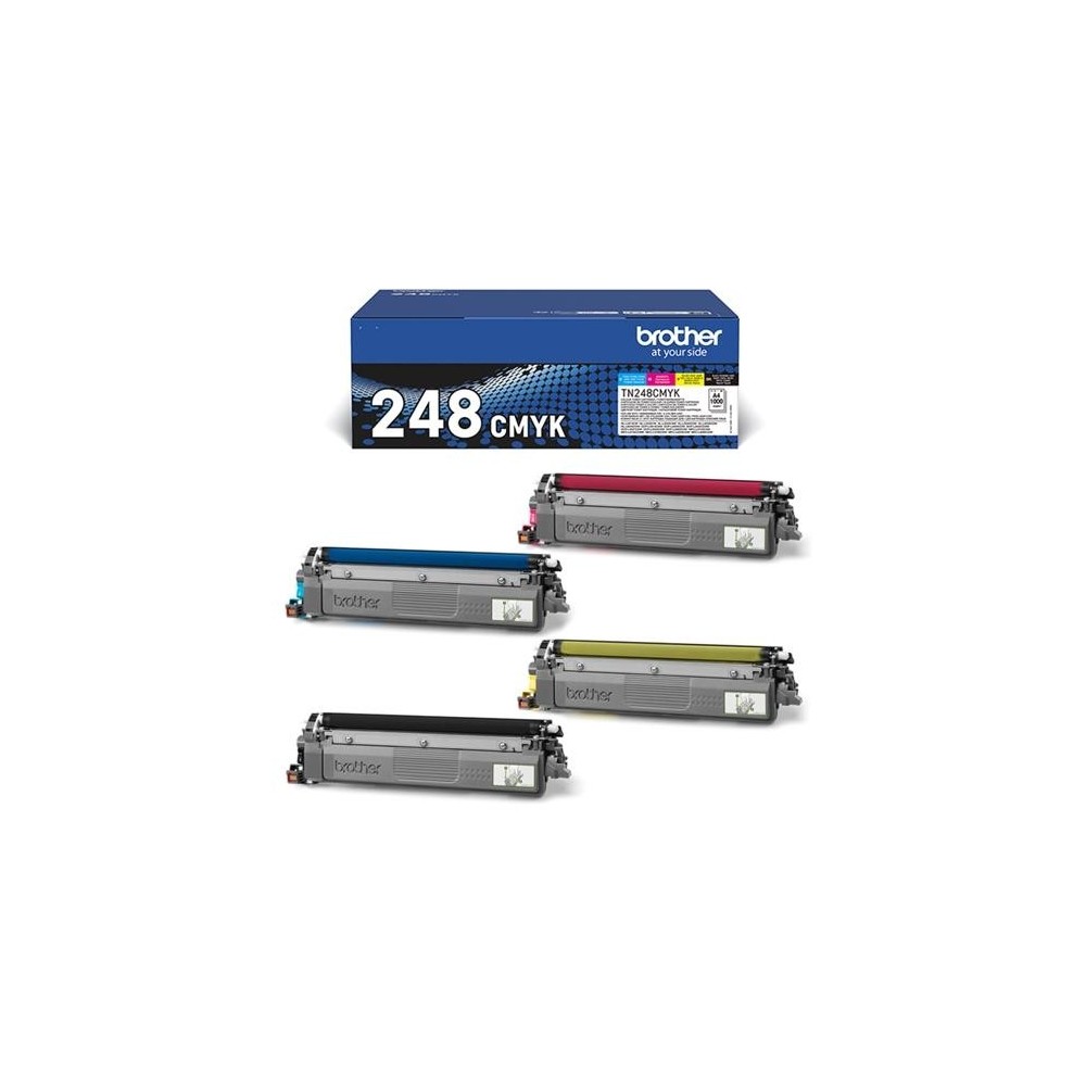 TONER ORIGINALE TN-248CMYK MULTIPACK (NERO, CIANO, MAGENTA, GIALLO)