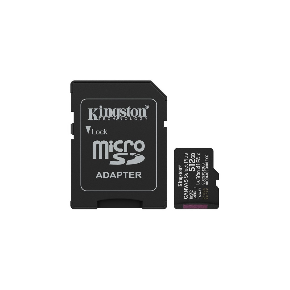 TRANS FLASH 512 GB CANVAS SELECT PLUS (SDCS3/512GB) CLASS 10