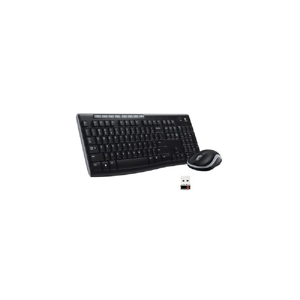(OUTLET) KIT MK270 TASTIERA + MOUSE WIRELESS NERA