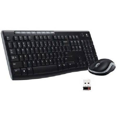 (OUTLET) KIT MK270 TASTIERA + MOUSE WIRELESS NERA