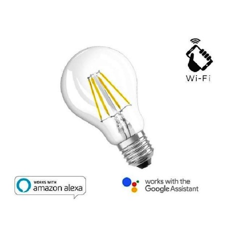 LAMPADA LED SMART EE-7WE27 BIANCO E27 CCT DIMMERABILE WIFI - ALEXA E GOOGLE HOME