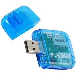 LETTORE MULTICARD ESTERNO CR615 USB 2.0 SD/MMC/MS (30791)