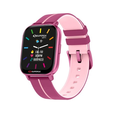SMARTWATCH SWT-STC022 INK CINTURINO SILICONE ROSA / CASSA ALLUMINIO