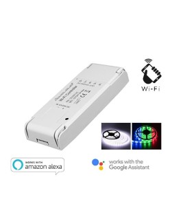 CONTROLLER STRISCE LED WIFI 12-24V RGB + WHITE (AS-SL1)