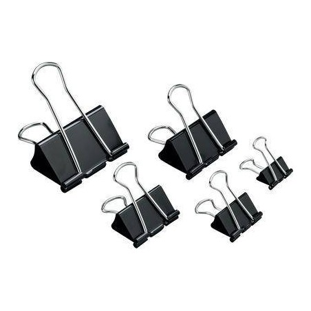 PINZE FERMAGLI IN METALLO FERMACARTE 25MM CONF. 12PZ (18NIK002)