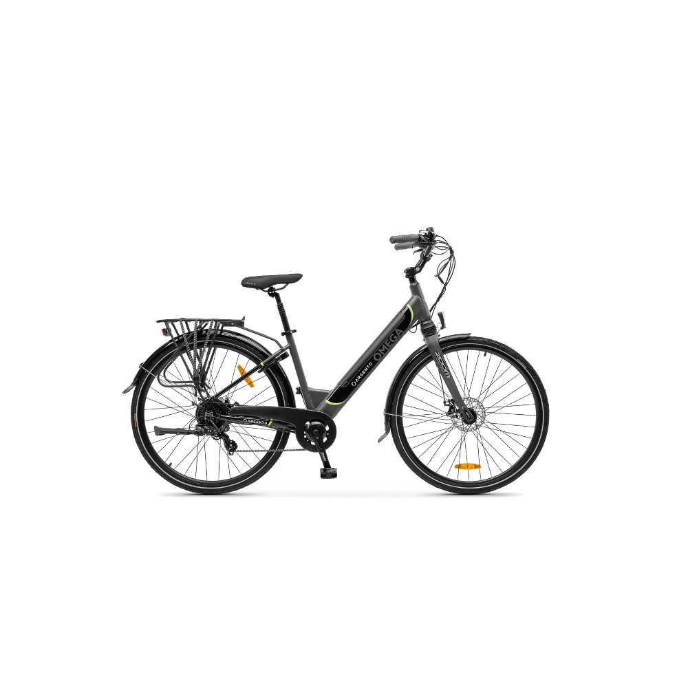 BICI ELETTRICA CON PEDALATA ASSISTITA OMEGA CITY BLACK (AR-BI-220013) RUOTE 28" - 250W - NERO