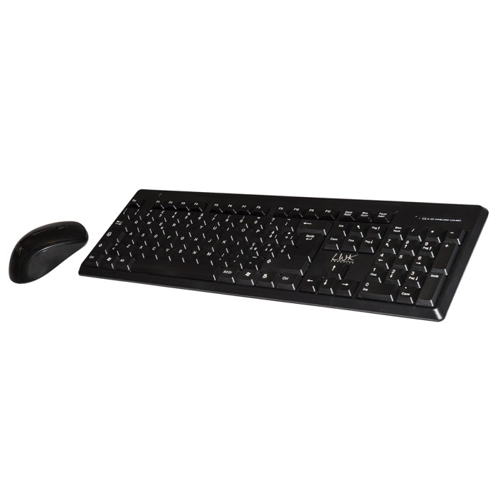 KIT TASTIERA + MOUSE WIRELESS NERA (LKTAST03)