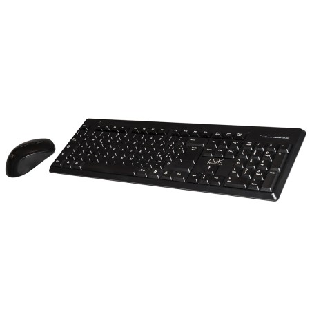 KIT TASTIERA + MOUSE WIRELESS NERA (LKTAST03)