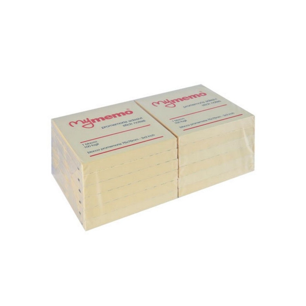 POST-IT GIALLO 76X76 (12 BLOCCHETTI DA 100 FOGLI)