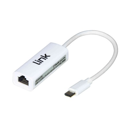 ADATTATORE USB-C MASCHIO / CONNETTORE RJ45 FEMMINA PER RETI GIGABIT 10/100/1000 (LKADAT82)