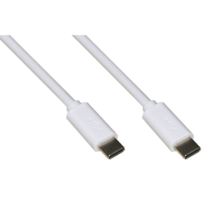 CAVO USB 2.0 USB-C MASCHIO/MASCHIO MT 2 BIANCO (LKCC202W)