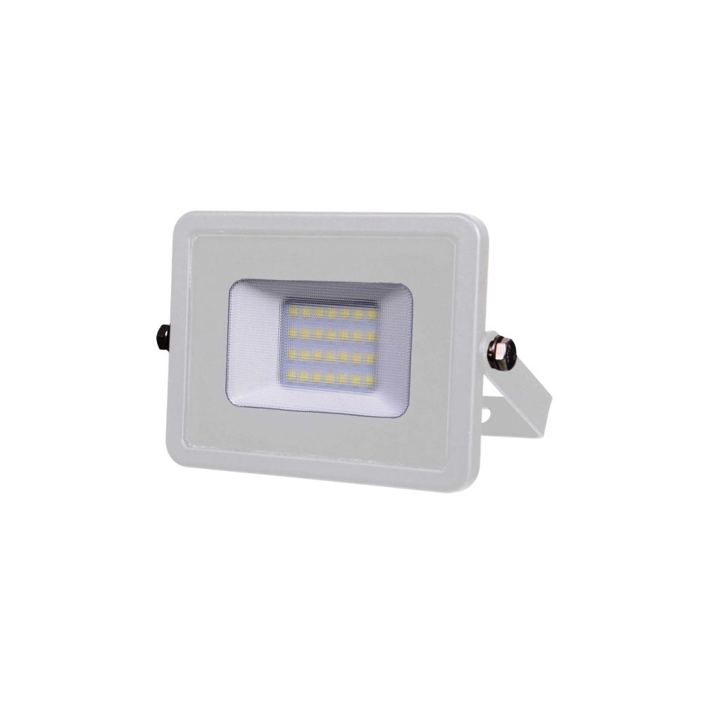 LAMPADA LED FARO 20W PROIETTORE SMD SAMSUNG CHIP CORPO BIANCO 6400K (444)