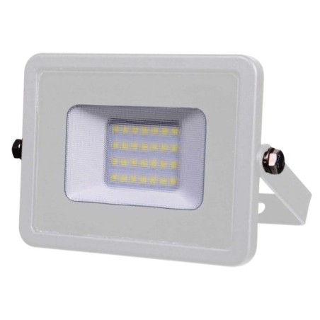 LAMPADA LED FARO 20W PROIETTORE SMD SAMSUNG CHIP CORPO BIANCO 6400K (444)