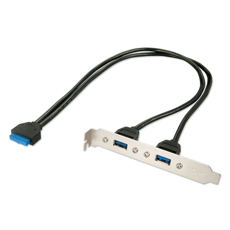 CAVO USB CON STAFFA METALLICA USB 3.O TIPO A 20 POLI ICD (33096)
