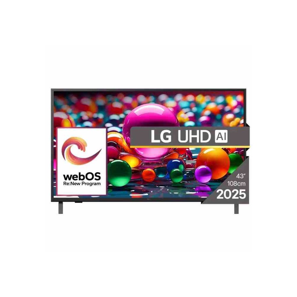 TV LED 43" 43UA75003LA ULTRA HD 4K AI WEBOS SMART TV WIFI DVB-T2