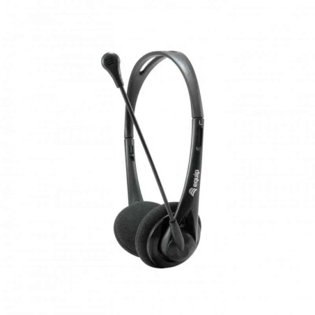 CUFFIE MICROFONO CON CAVO 3.5MM - NERO (245302)