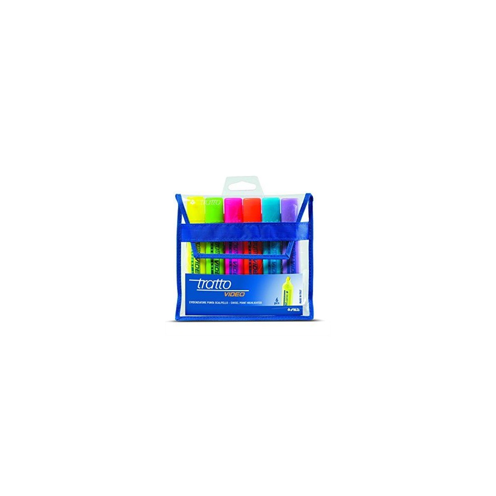 EVIDENZIATORE MULTICOLORE (6 PEZZI) (CAN-EVITRA-MULT6)
