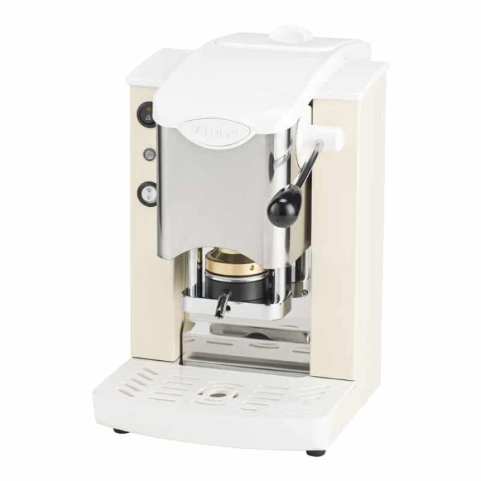 MACCHINA DA CAFFE' A CIALDE PLAST SLOT INOX BIANCO OTTONE (SIBIABBASOTT)