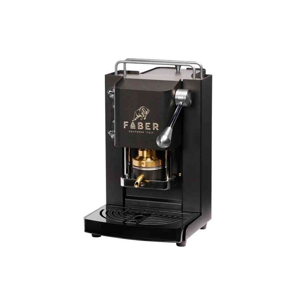 MACCHINA DA CAFFE' A CIALDE MINI PRO DELUXE MAT BLACK CROMO