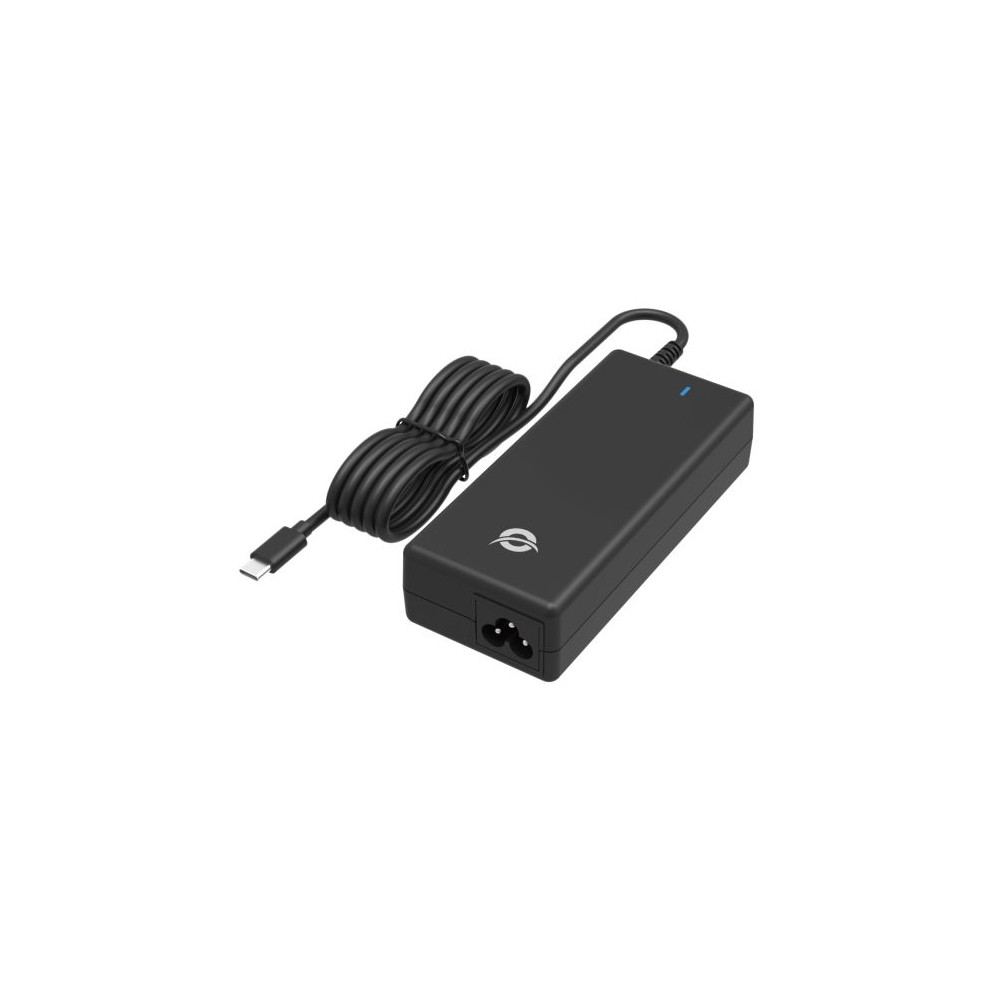 CARICABATTERIE CARICATORE DA RETE USB PD GAN DA 100 W CON CAVO USB-C INTEGRATO - PPS  PD 3.0 (OZUL03BE)