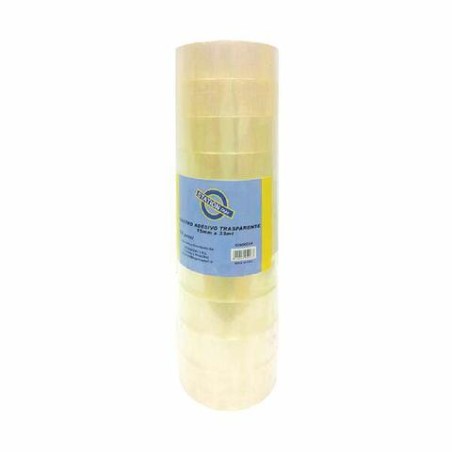 NASTRO ADESIVO 15MM X 33MT 40MICRON TRASPARENTE (10 PEZZI)