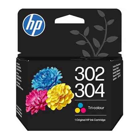 CARTUCCIA ORIGINALE B7RT6AE N.302+304 COLORE TRICROMIA