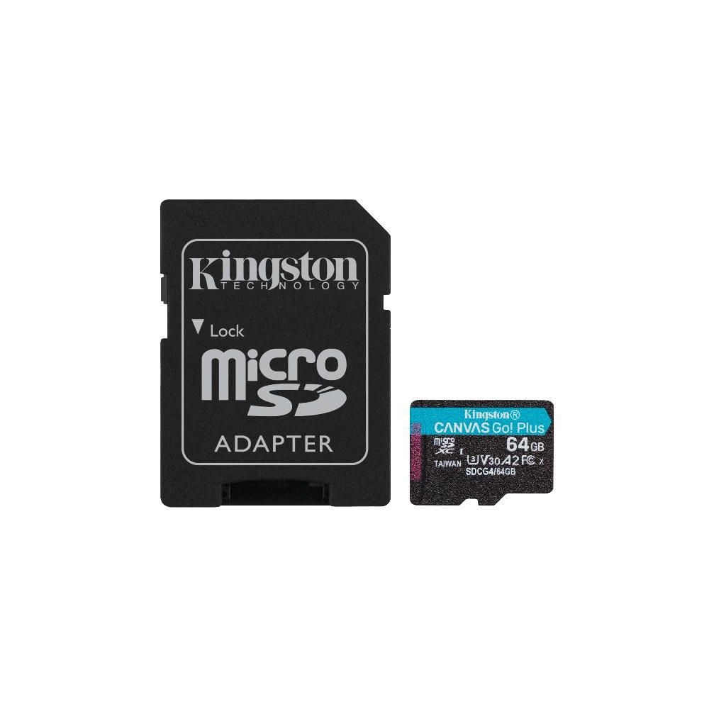 TRANS FLASH 64 GB CANVAS GO PLUS (SDCG4/64GB) CLASS 10 CON ADATTATORE