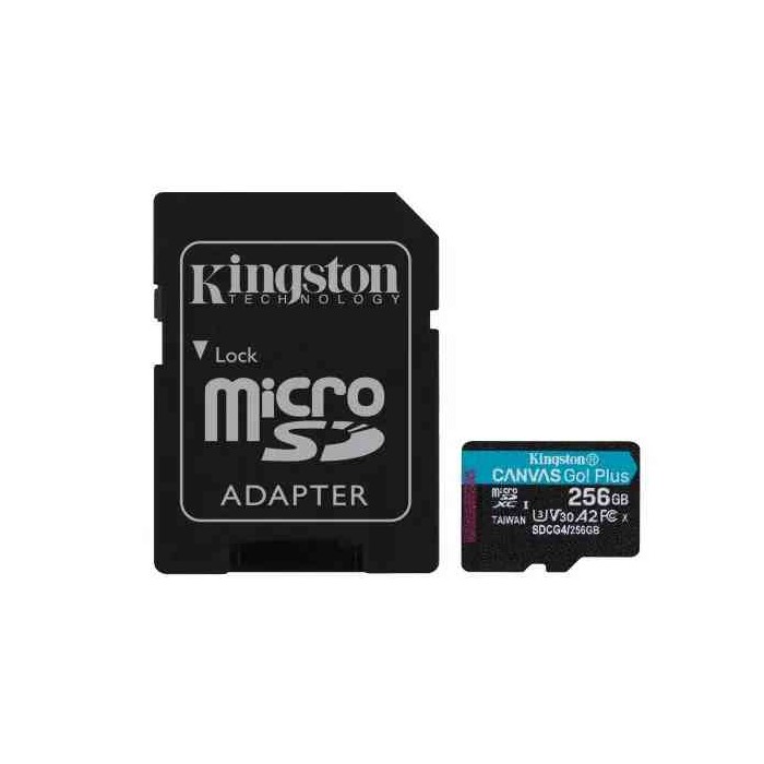 TRANS FLASH 256 GB CANVAS GO PLUS (SDCG4/256GB) CLASS 10 CON ADATTATORE