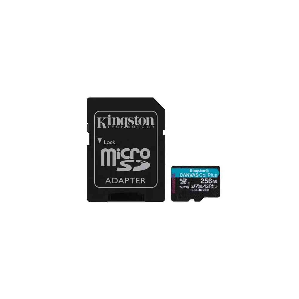 TRANS FLASH 256 GB CANVAS GO PLUS (SDCG4/256GB) CLASS 10 CON ADATTATORE
